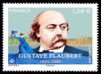 timbre N° 5542, Gustave Flaubert 1821-1880