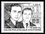 timbre N°, 75 ans du salon philatélique d'automne