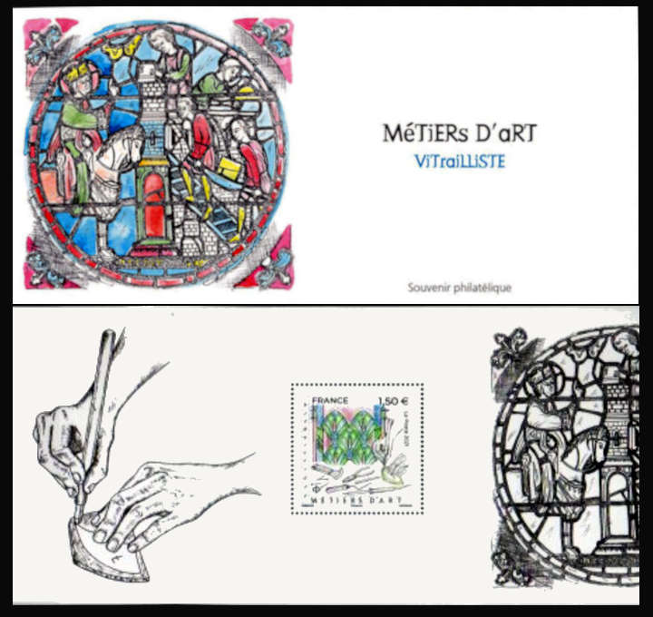 timbre N° 176, métiers d'art