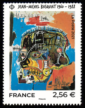  Jean-Michel Basquiat 1960-1988 <br>Skull œuvre de Jean-Michel Basquiat