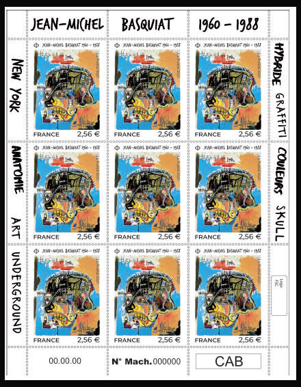  Jean-Michel Basquiat 1960-1988 <br>Skull œuvre de Jean-Michel Basquiat