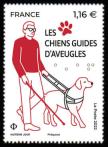 timbre N° 5623, Les chiens guides d’aveugles