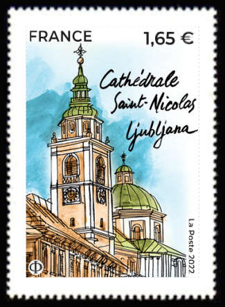  Capitale européenne - Ljubljana. <br>Cathédrale Saint-Nicolas