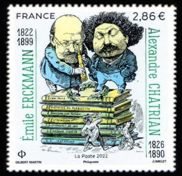  Émile Erckmann 1822-1899 et Alexandre Chatrian 1826-1890 