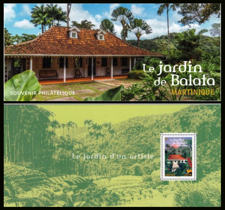 timbre N° 192, Le jardin de Balata - Martinique -