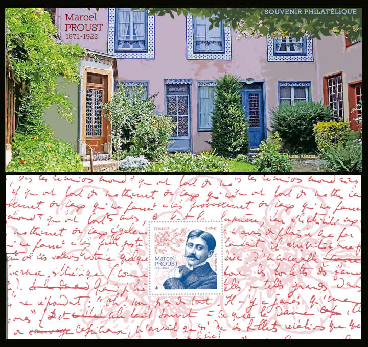 timbre N° 194, Marcel Proust 1871 - 1922