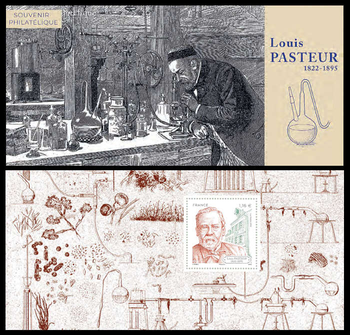 timbre N° 188, LOUIS PASTEUR 1822-1895
