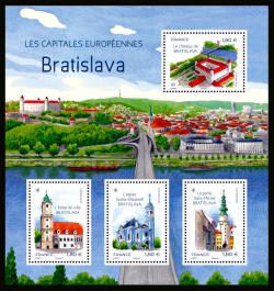 timbre N° F5676, Les capitales européennes - Bratislava