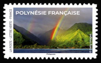 Entre ciel et terre, l'arc en ciel <br>Polynésie Française
