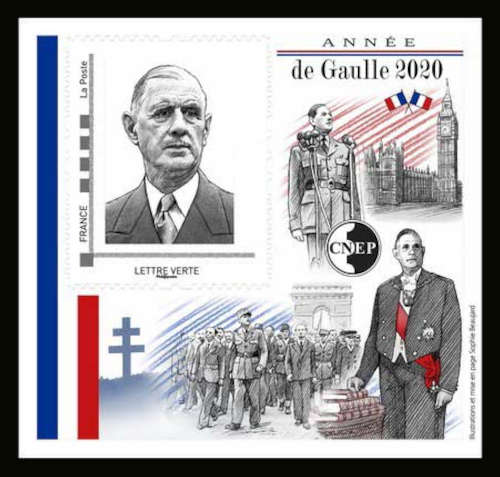 timbre CNEP N° 84, Charles de Gaulle (1890-1970)