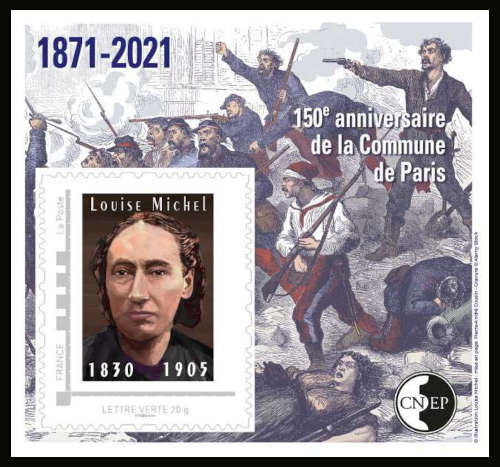  150ème anniversaire de la commune de Paris <br>Clémence-Louise Michel, dite Louise Michel, institutrice