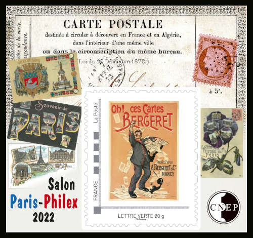  Salon philex 2022 <br>La carte postale