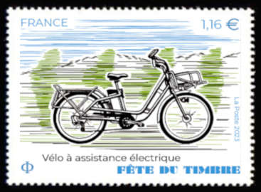  Fête du timbre 2023 <br>Vélo à assistance électrique