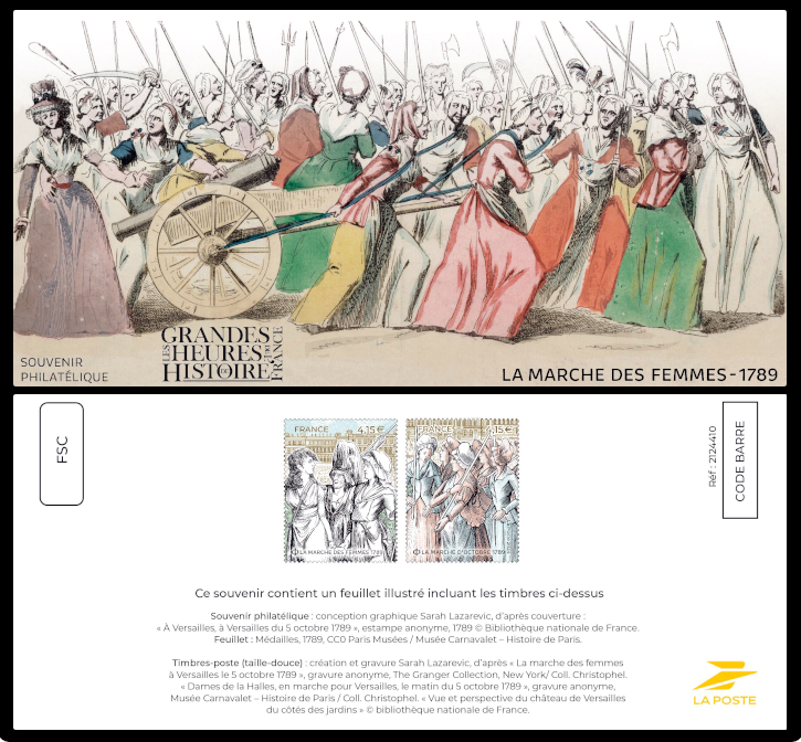 La marche des femmes d'octobre 1789