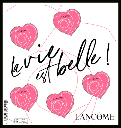  Cœur St Valentin <br>Lancôme « La vie est belle ! »