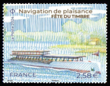Fête du timbre 2024, le timbre voyage au fil de l’eau <br>Navigation de plaisance