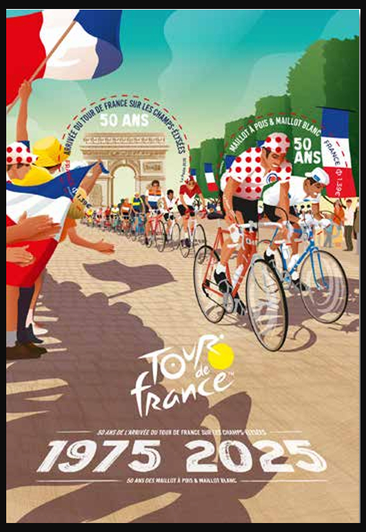 50 ans <br>De l’arrivée de la « Grande Boucle » aux Champs-Élysées.
