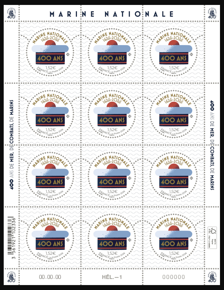  Marine nationale 1626-2027 <br>400 ans