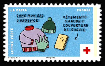  Croix-Rouge française <br>Dans mon sac d'urgence - Vêtements chauds + couverture de survie