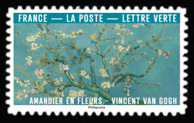Le bleu dans l'art <br>Amandier en fleurs - Vincent Van Gogh