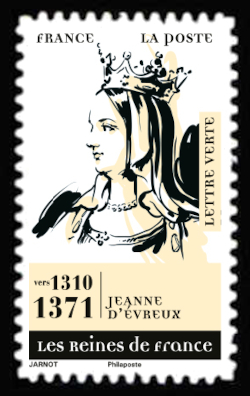  Les Reines de France <br>Jeanne d'évreux 1310-1371