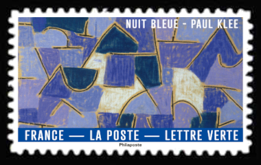 Le bleu dans l'art <br>Nuit bleue - Paul Klee