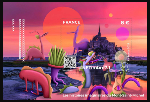  NFTimbre7.1 <br>Monuments - Mont Saint-Michel