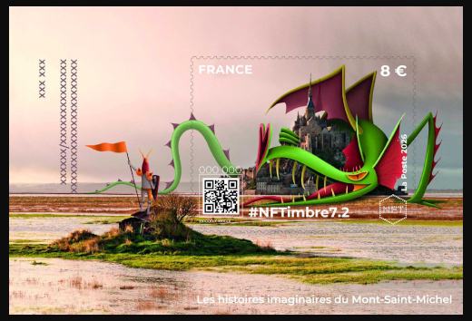  NFTimbre7.2 <br>Monuments - Mont Saint-Michel