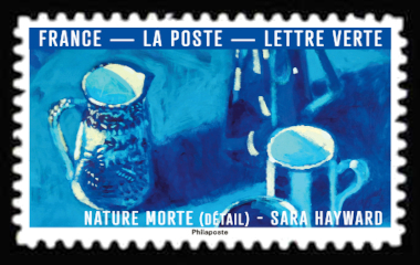 Le bleu dans l'art <br>Nature morte (détail) - Sara Hayward