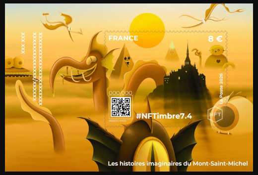  NFTimbre7.4 <br>Monuments - Mont Saint-Michel
