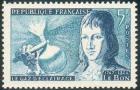 timbre N° 1012, Philippe Le bon (1767-1804)  inventeur du gaz d'éclairage