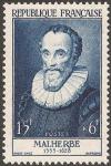 timbre N° 1028, François de Malherbe (1555-1628) poète