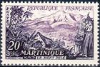 timbre N° 1041, Le mont Pelé Martinique