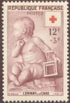  Croix rouge «l'enfant à la cage» de Jean-Baptiste Pigalle 