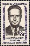 timbre N° 1157, Jean Cavaillès (1903-1944) héros de la résistance