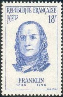  Benjamin Franklin (1706-1790) homme d'état et physicien américain 