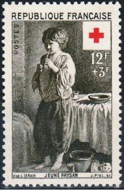  Louis Le Nain «Jeune Paysan» - Croix rouge 