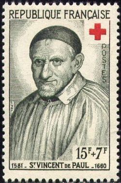 Croix rouge <br>St Vincent de Paul (1581-1660)