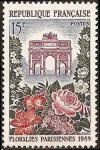 timbre N° 1189, Floralies parisiennes