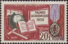 timbre N° 1190, Palmes académiques