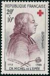  Charles Michel de l´Épée (1712-1789) - Croix rouge 