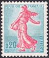 timbre N° 1233, La semeuse de Piel d'après Roty
