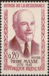 timbre N° 1249, Pierre Masse (1879-1942) héros de la résistance