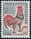 timbre N° 1331A, Coq de Decaris 0F25