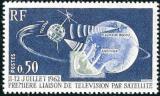  Première liaison de télévision par satéllite 