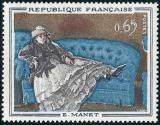  Edouard Manet «Madame Manet au canapé bleu» 