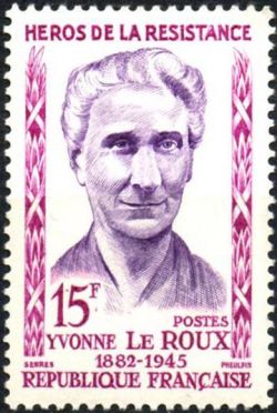  Yvonne le Roux (1882-1945) héros de la résistance 