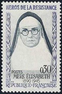  Mère Elisabeth (1890-1945) religieuse catholique <br>Héros de la résistance