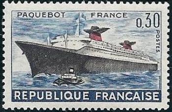  «France»  Premier voyage du paquebot 