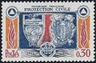 timbre N° 1404, Sapeur Pompier - Protection civile